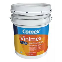 CUBETA DE PINTURA VINIMEX COLOR BLANCO